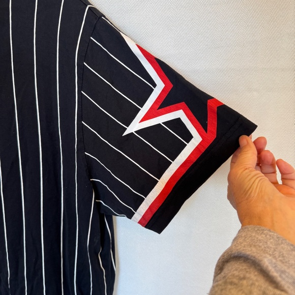 Givenchy Tisci Era Star Logo Striped Jersey T-Shirt - Picture 6 of 8